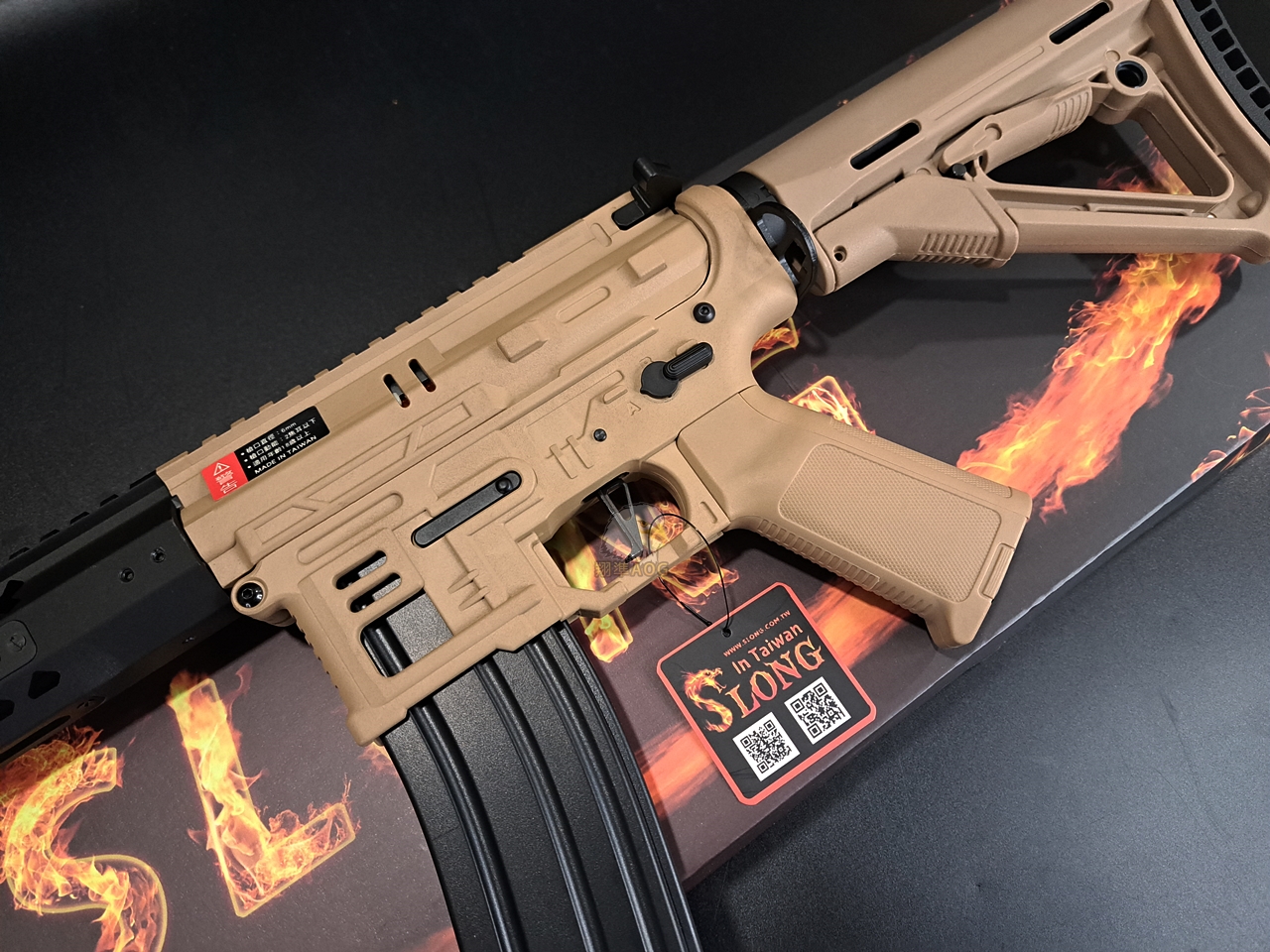 SLONG神龙实战版电动枪-AR-MAPLELEAF M-LOK高品质电动枪图2