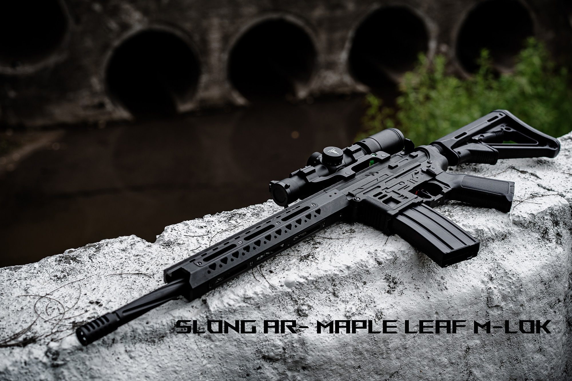 SLONG神龙实战版电动枪-AR-MAPLELEAF M-LOK高品质电动枪图6