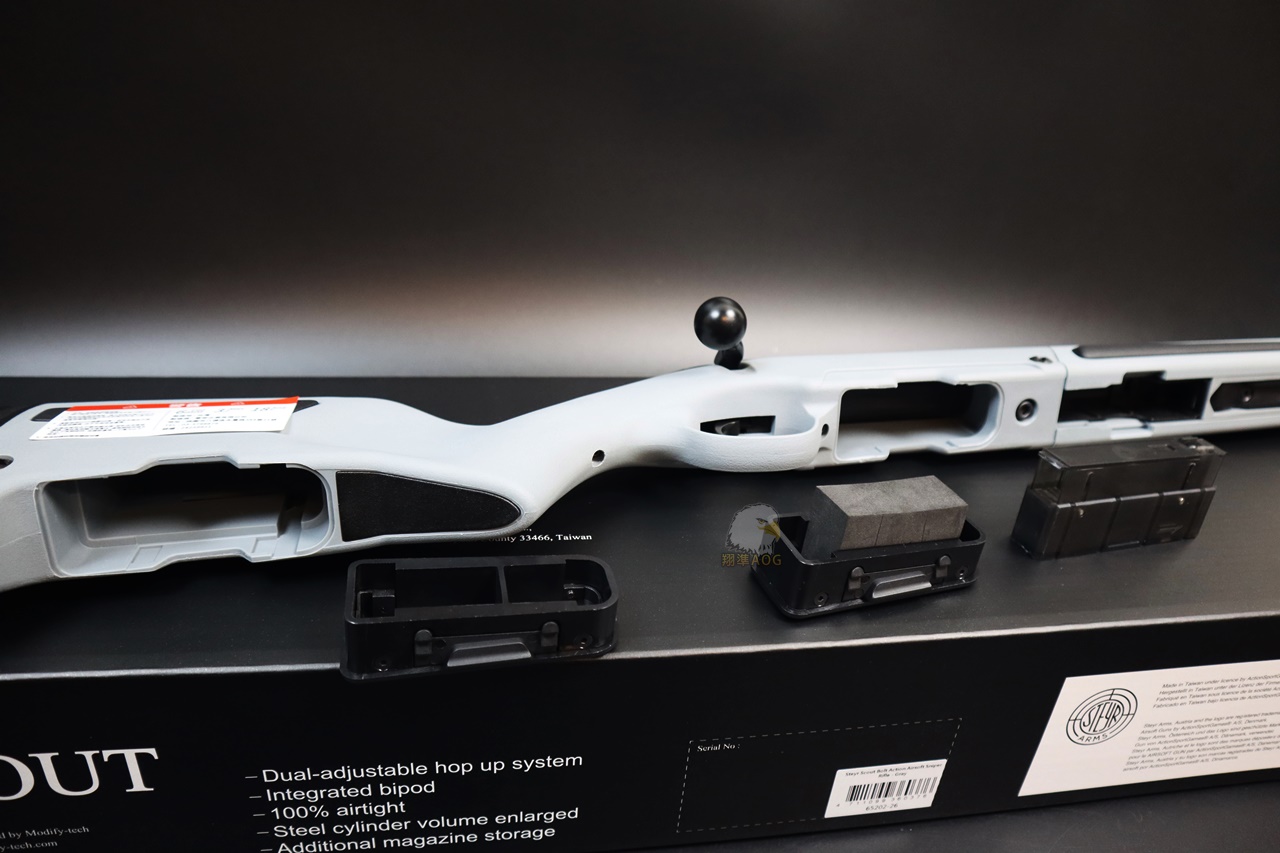 MODIFY摩帝手拉空气狙击枪-Steyr Scout灰MD6522斯泰尔斥候步枪图7