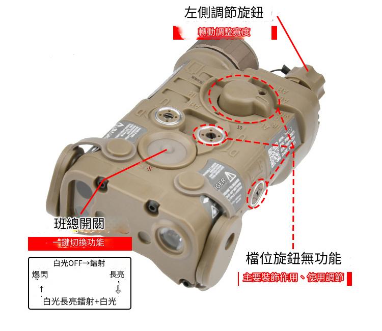 NGAL L3瞄准雷射器白光+雷射-Aluminum alloy version瞄准雷射器图13