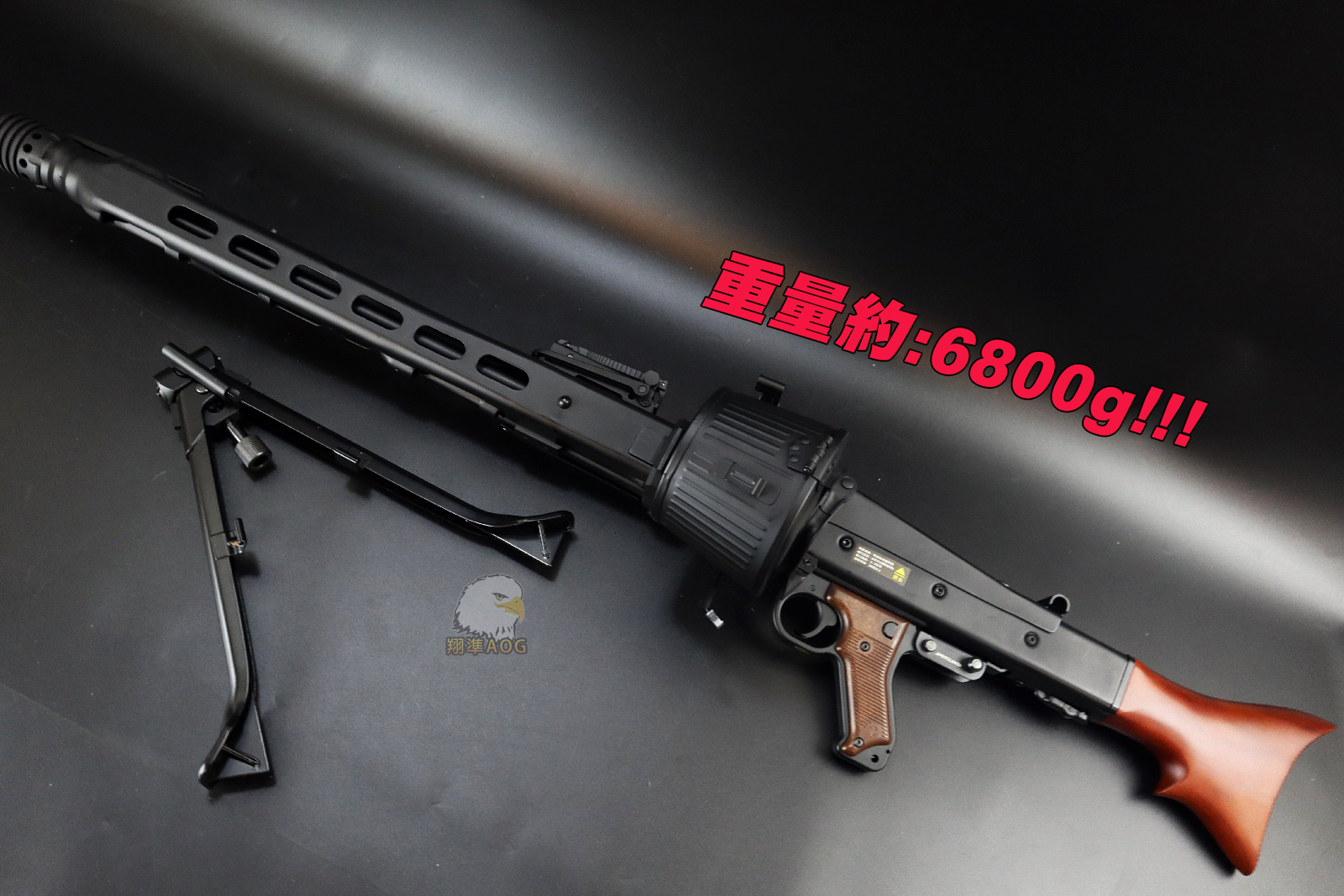 S&T MG42德军二战机枪-AEG金属实木电动枪图4