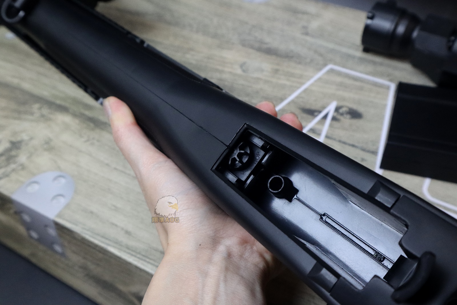 AGM M14(黑)弹簧空气枪-Spring Power Long BK图6