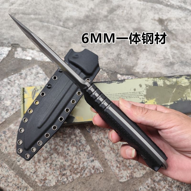 野外多功能求生刀-户外高硬度刀具-便携防身锋利小刀图1