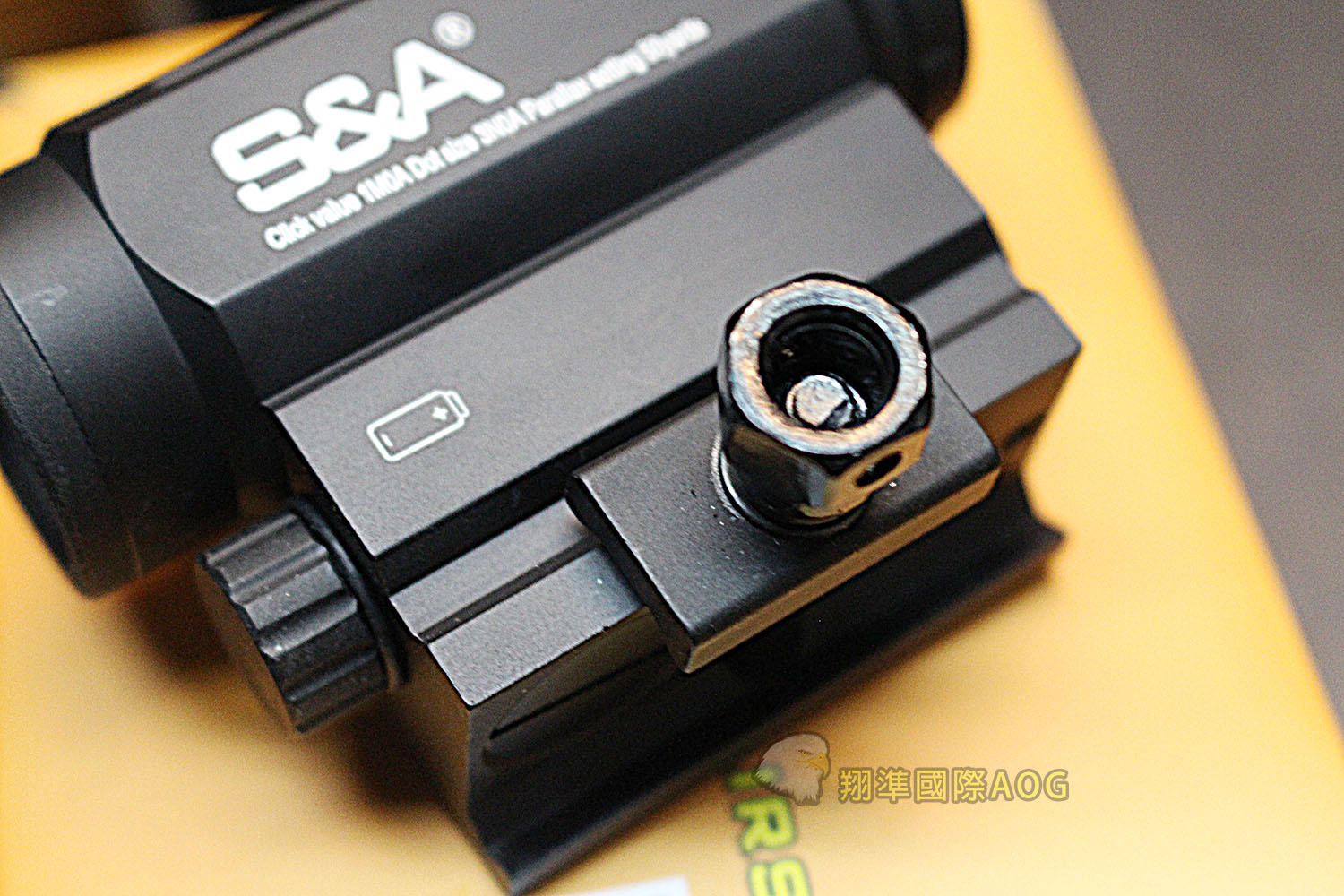 S&A T1高脚高耐震内红点-快调自锁金属内红点图6