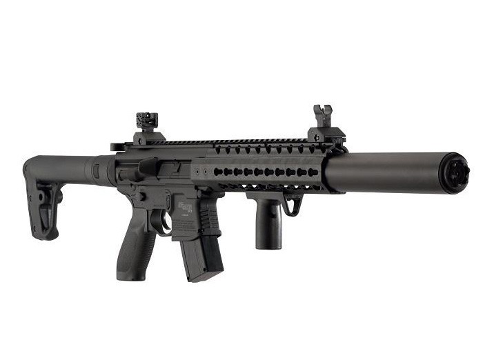 SIG Sauer MCX 弹丸气步枪-黑色二氧化碳气步枪图4