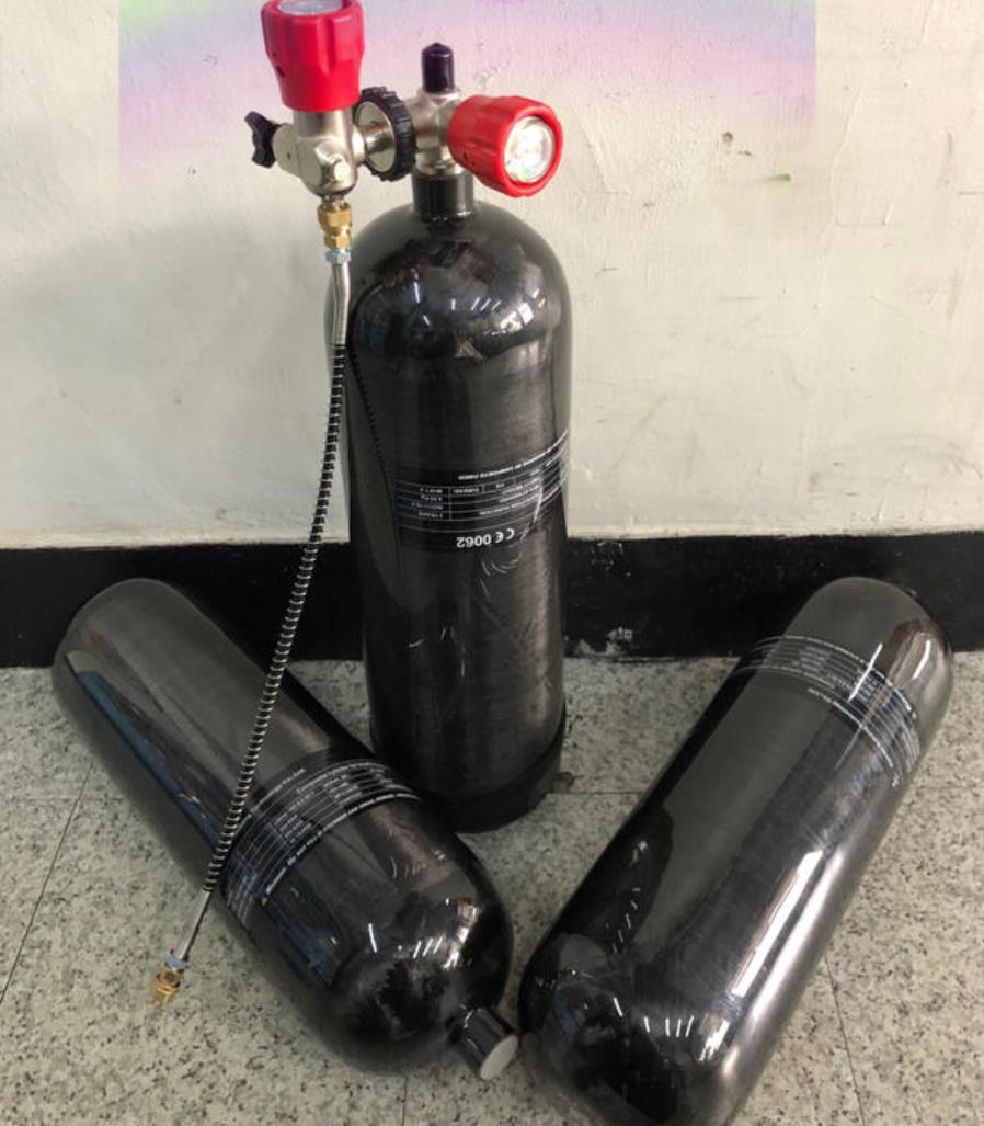 PCP高压气瓶 6.8L 30MPA 碳纤维高压气瓶-便携高压瓶图6