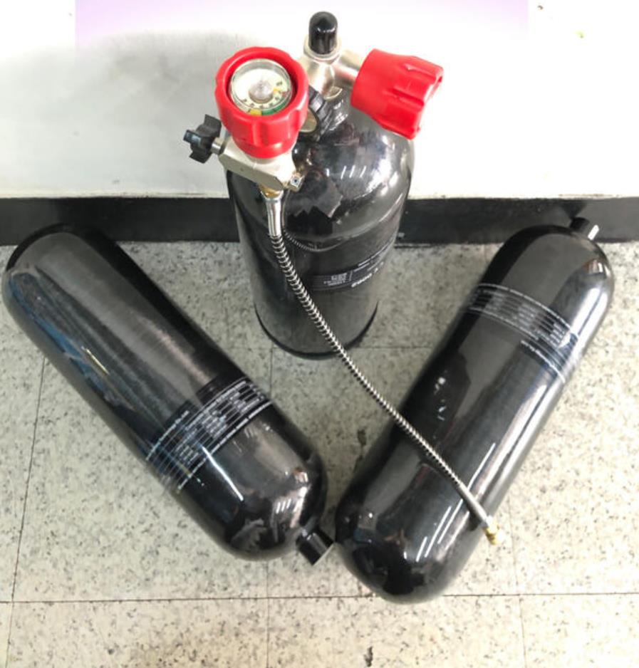 PCP高压气瓶 6.8L 30MPA 碳纤维高压气瓶-便携高压瓶图3