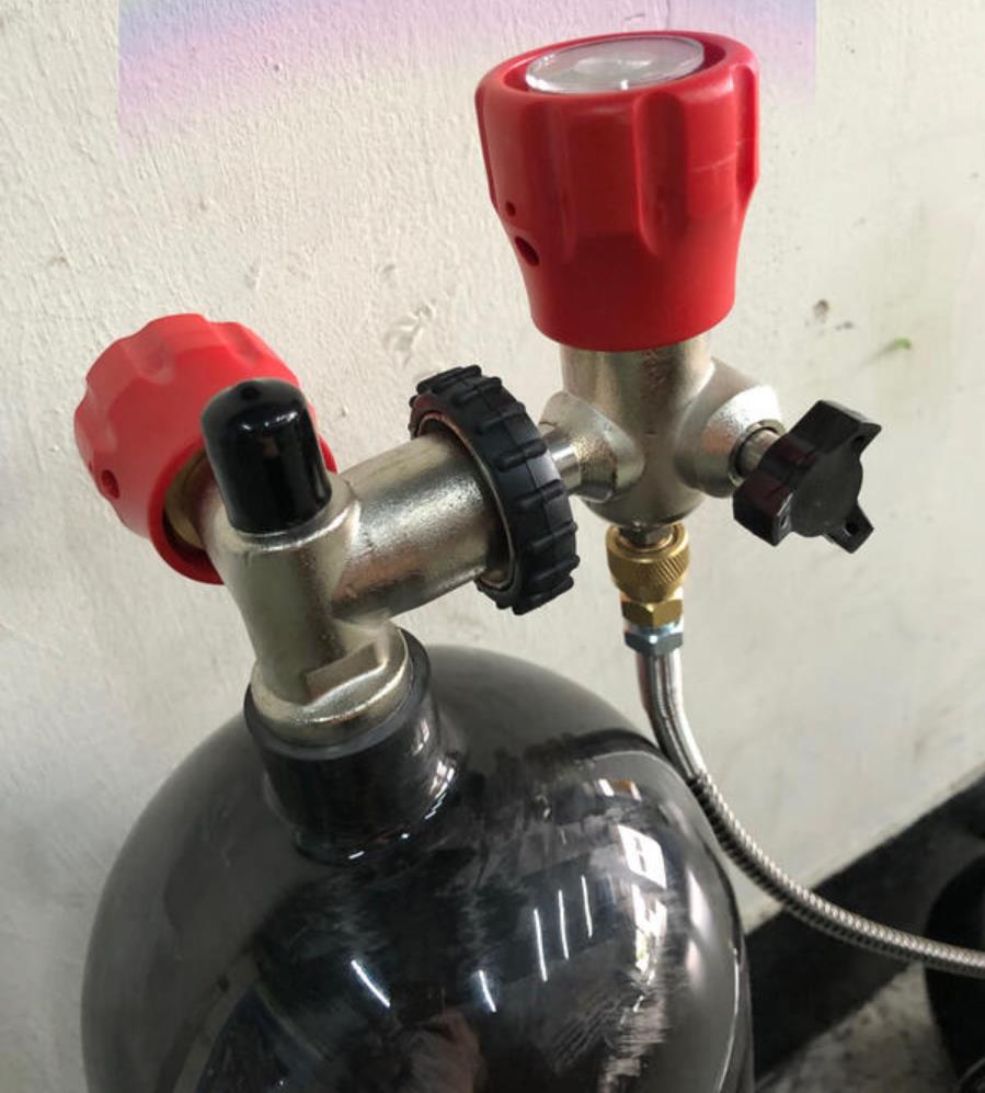 PCP高压气瓶 6.8L 30MPA 碳纤维高压气瓶-便携高压瓶图5