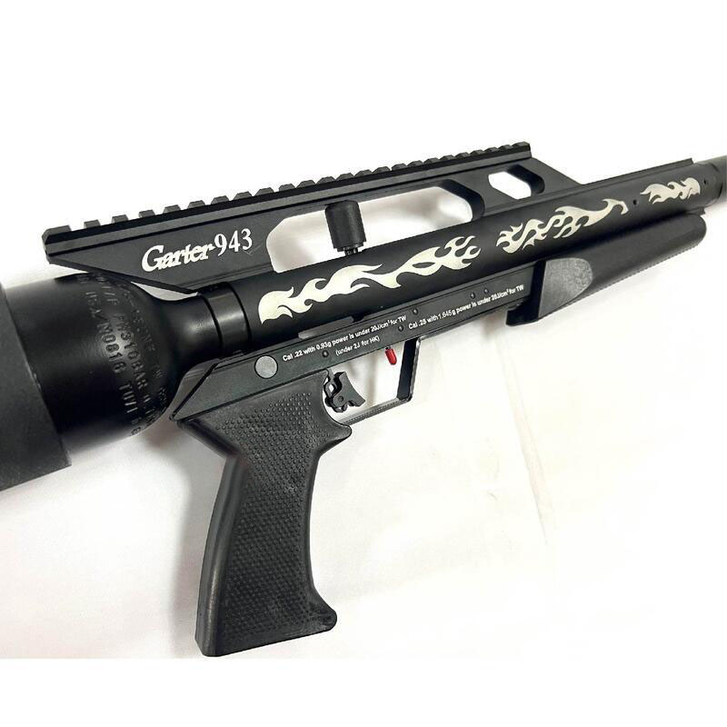 长版美秃气动枪 卡特943 5.5mm/6.35mm/7.62mm PCP高压气枪图2