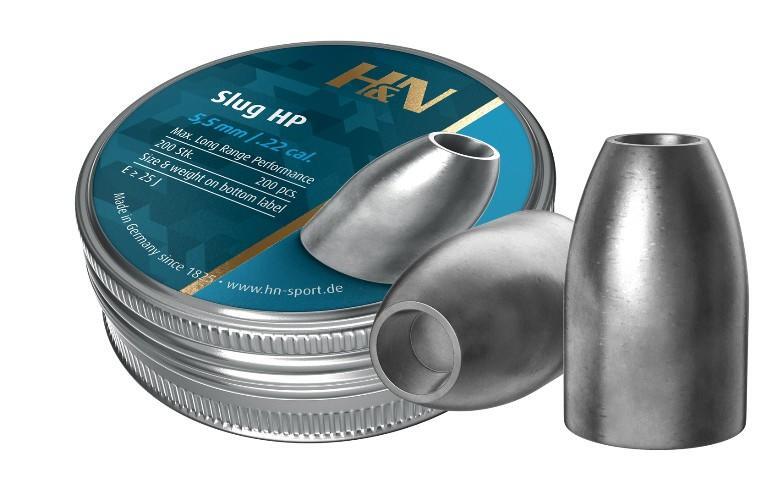 HN 德制 5.5MM 27GR SLUG HP 实心铅弹喇叭弹