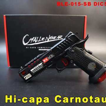 ICS HI-CAPA Carnotaurus黑瓦斯枪 DICS-01SSB瓦斯手枪 BLE-015-SB GBB瓦斯短枪