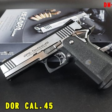 MARUI DOR CAL.45银瓦斯枪 GBB日制瓦斯气枪 DM-01-05A气体手枪