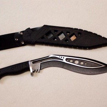 廓尔克系列正品狗腿刀 廓尔克护手反曲刀 United Cutlery M48大砍刀