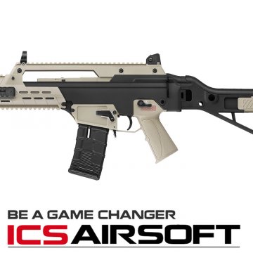 ICS(双色)电动步枪 AAR SFS狙击折叠托长枪 生存游戏电动枪 ICS-235