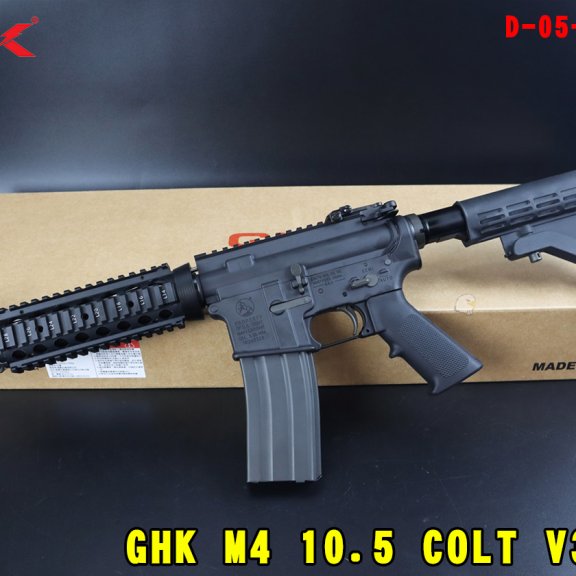 GHK-Colt瓦斯枪 M4 10.5 COLT V3GBB瓦斯枪 小马授权瓦斯步枪 D-05-22-1-54
