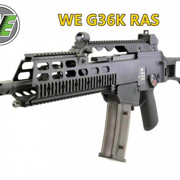 WE G36R RAS GBB瓦斯枪 鱼骨版瓦斯气动枪 有后座力仿真可动枪机