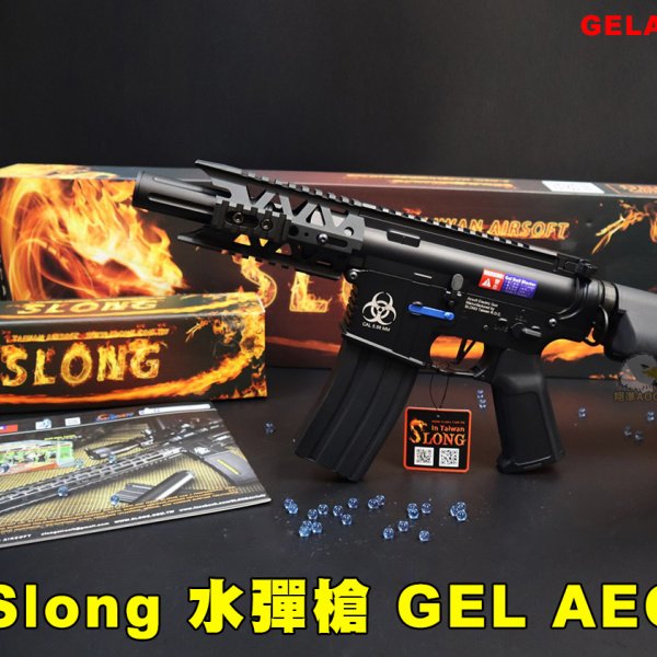 SLONG神龙水弹枪 AEG全金属电动枪-GE黑/GELAR-RH-EB/水弹发射器