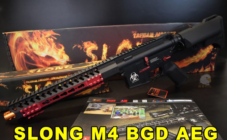SLONG神龙金属电动枪 M4 BGD 限量版电动枪 AEG金属电动枪SL-BGD-10R
