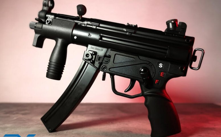 SRC仿真Co2冲锋枪 SR5-KA4短版钢制MP5K 后座力GBB气动枪