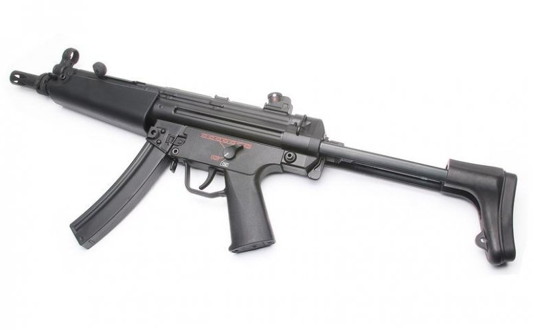 SRC MP5A5伸缩托电枪 SR5-A5电动枪 全钢制枪身冲锋枪