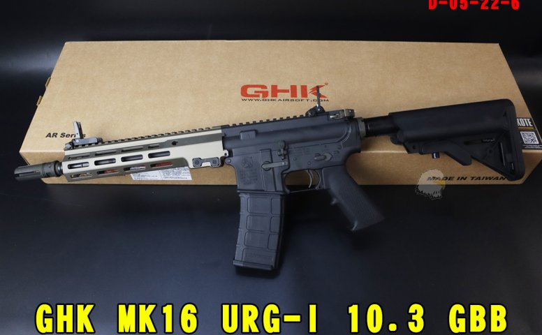 GHK瓦斯步枪 MK16 URG-I 10.3 GBB瓦斯枪 Colt原厂授权版瓦斯步枪 D-05-22-6