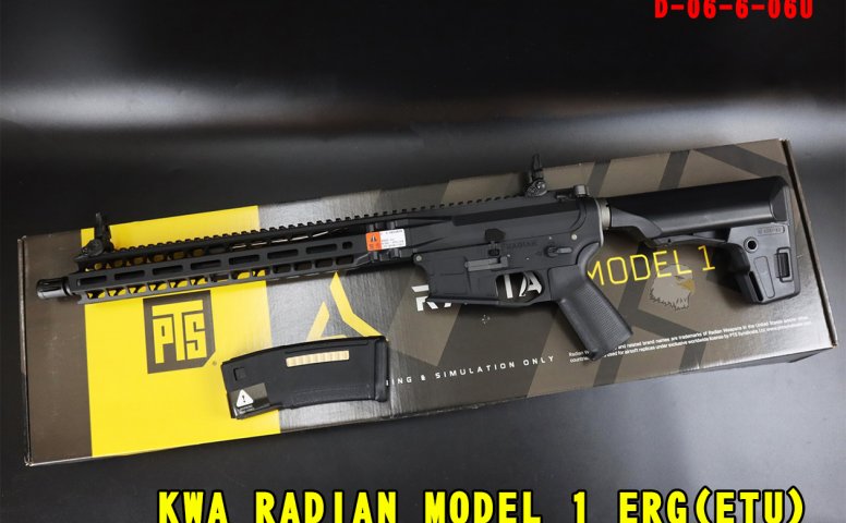 KWA新品电动步枪 RADIAN MODEL 1 ERG(ETU)版电动枪 D-06-6-06U