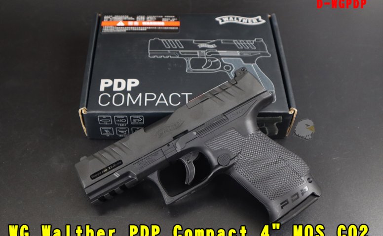 WG袖珍型CO2手枪 瓦尔特紧凑型CO2手枪 Walther PDP Compact 4 MOS CO2直压枪