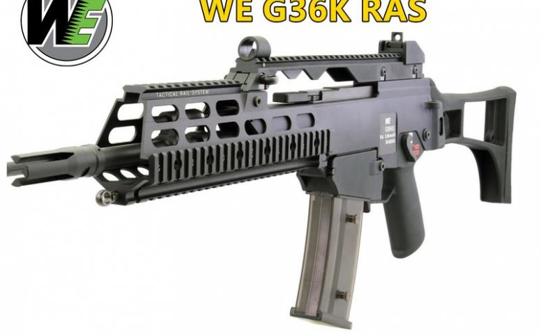 WE G36R RAS GBB瓦斯枪 鱼骨版瓦斯气动枪 有后座力仿真可动枪机
