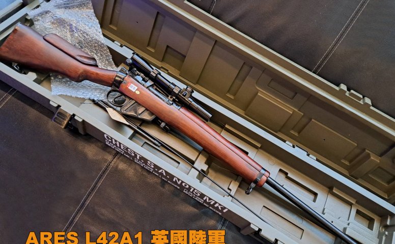 ARES L42A1豪华版手拉空气枪 英国皇家海军手拉空气枪- 实木/全钢制/搭狙击镜
