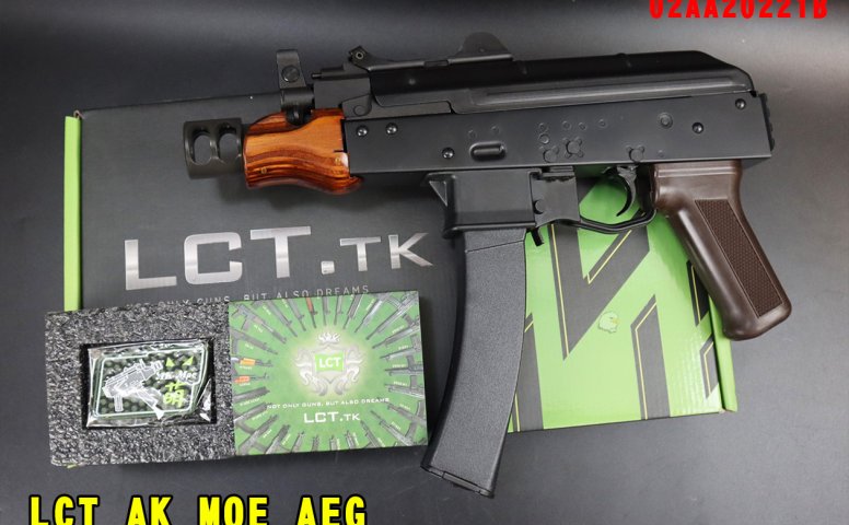 LCT实木电动枪 AK MOE AEG电动枪 全钢制Q版萌电枪 02AA20221B