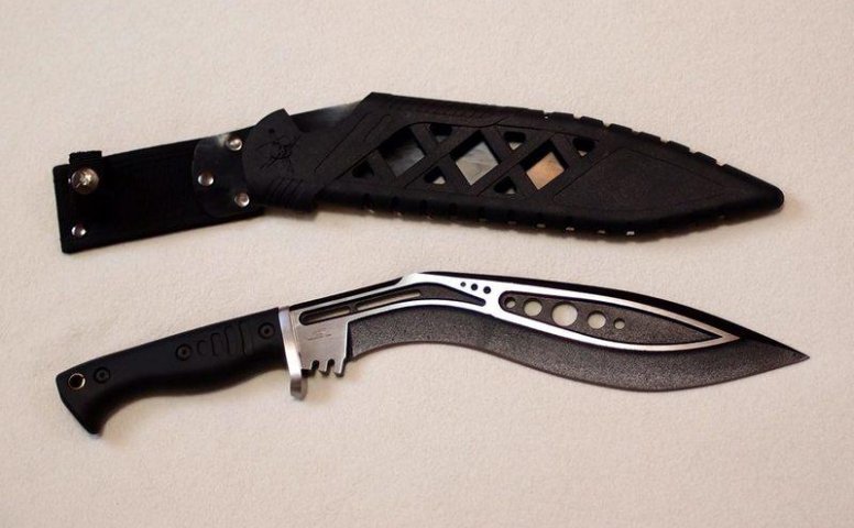 廓尔克系列正品狗腿刀 廓尔克护手反曲刀 United Cutlery M48大砍刀