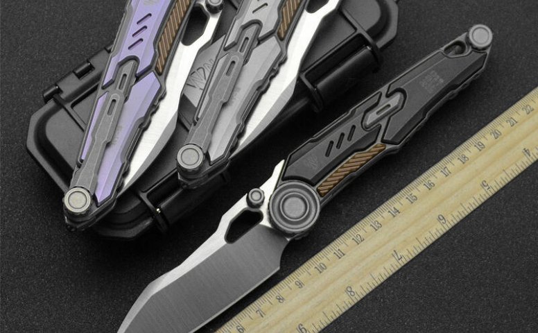 NOC虎胄MT19折刀 M390户外重型折叠刀