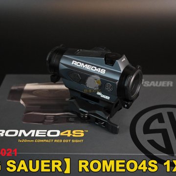 SIG SAUER太阳能真品瞄具 ROMEO4S 1X20内红点 BSOR4021