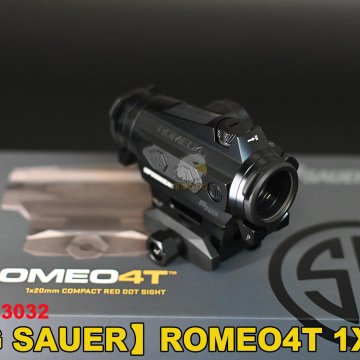 SIG SAUER ROMEO4T 1X20内红点 太阳能真品瞄具 BSOR43032