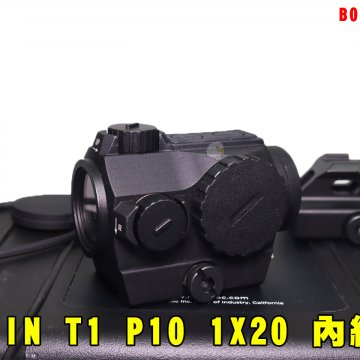 RONIN T1 P10 1X20内红点 抗震红点瞄准镜 高品质高抗震瞄具 GBB皮卡汀尼 B04026AMA