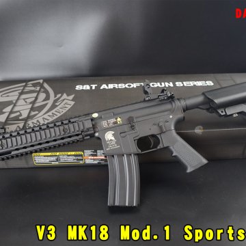 S&T V3 MK18电动步枪 AEG M4 G3(可升级)金属电动枪 Mod.1 Sports Line-DA-AEG69