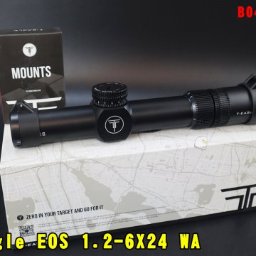 T-Eagle EOS1.2-6X24 WA抗震狙击镜 秃鹰瞄准镜 B04026ED 瞄具
