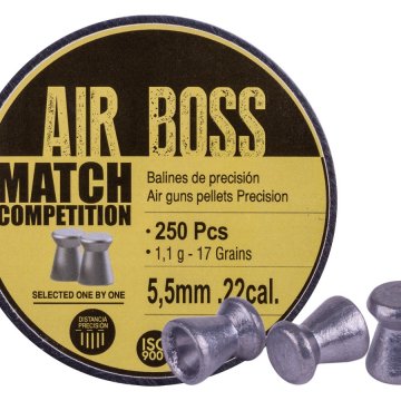 Apolo Air Boss Match竞赛型铅弹 .22口径弹丸 17克250支