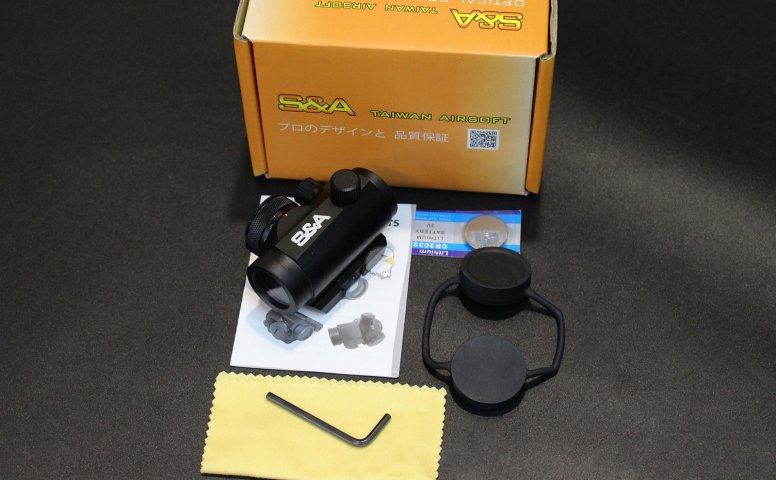 S&A T1快拆内红点 M4 M16黑色内红点 SNA01ABA