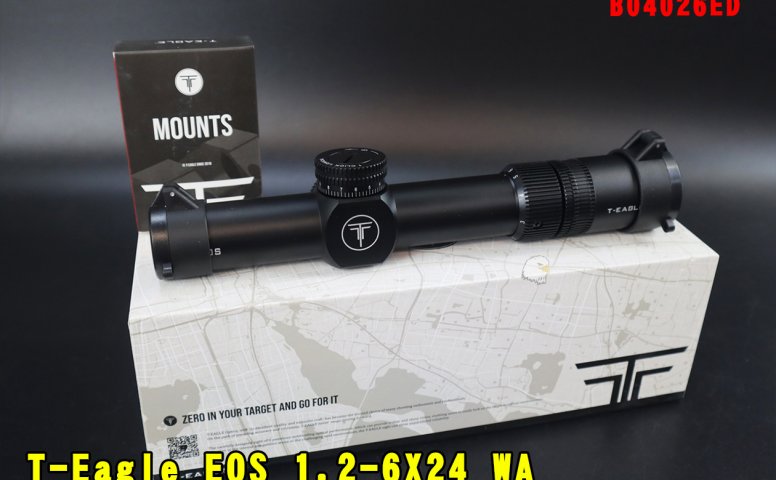 T-Eagle EOS1.2-6X24 WA抗震狙击镜 秃鹰瞄准镜 B04026ED 瞄具