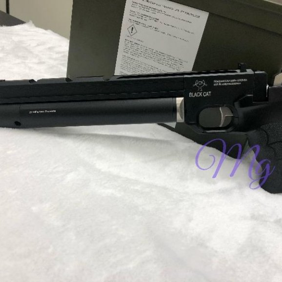 SPA/ARTEMIS BLACK CAT 5.5 PCP气手枪-特价超值组合消音器+后托组合