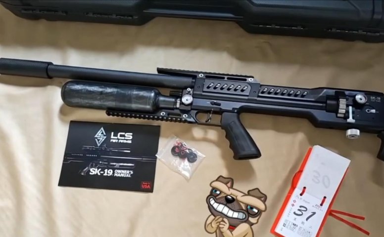 军品商城-SK-19全自动PCP 5.5/6.35/7.62高压气枪  国内气枪  秃鹰 国内pcp展示视频
