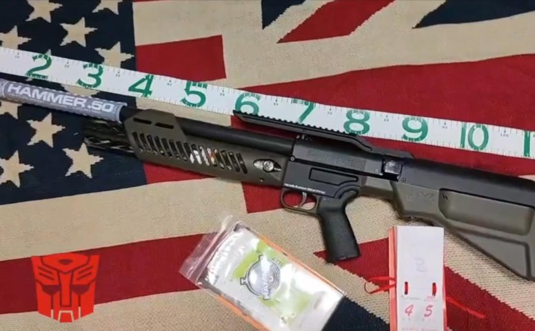 军品商城-美国战锤PCP 12.7毫米口径高压气枪 国内气枪 秃鹰 板球 国内pcp展示视频
