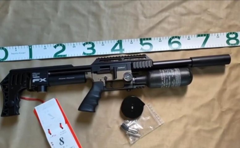 军品商城-绝版FX MK2 短款PCP高压气枪 国产气枪 板球 秃鹰 国产PCP展示视频