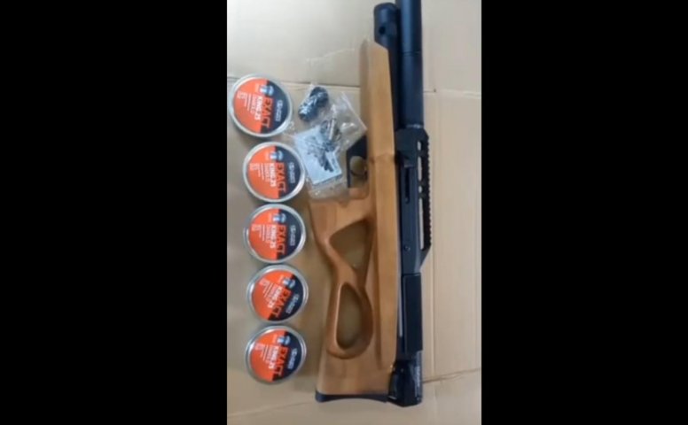 军品商城-EDgun R5m高压气枪 国内气枪 秃鹰 板球 国内pcp展示视频