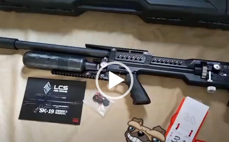 军品商城-SK-19全自动PCP 5.5/6.35/7.62高压气枪 国内气枪 秃鹰 国内pcp展示视频