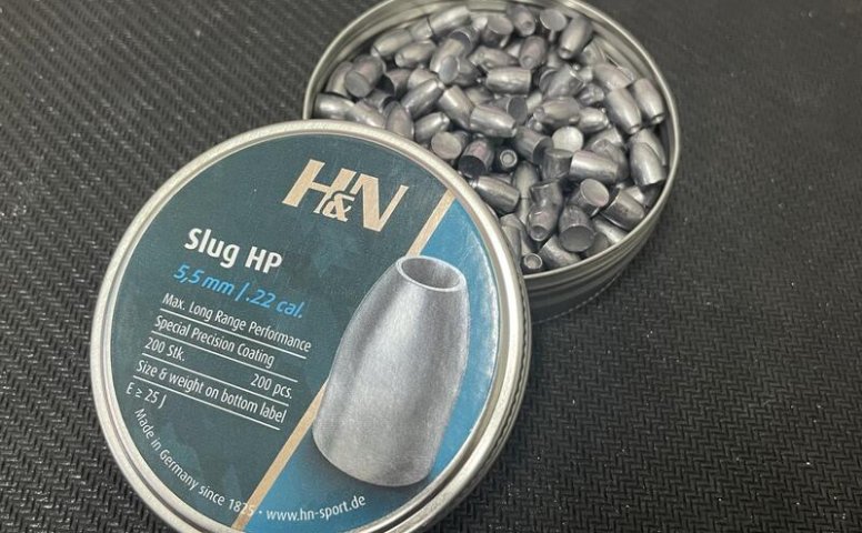 H&N 5.5MM气枪弹 Slug HP 21 gr/.22 cal. 实心铅弹 高压PCP喇叭弹