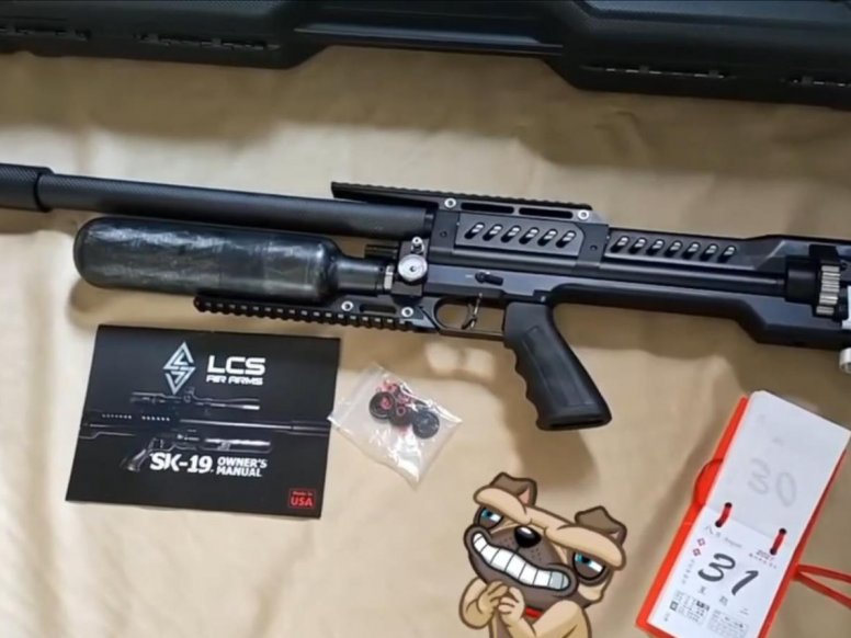 军品商城-SK-19全自动PCP 5.5/6.35/7.62高压气枪  国内气枪  秃鹰 国内pcp展示视频