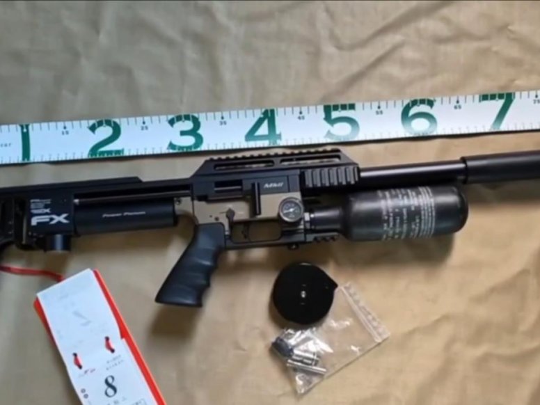 军品商城-绝版FX MK2 短款PCP高压气枪 国产气枪 板球 秃鹰 国产PCP展示视频